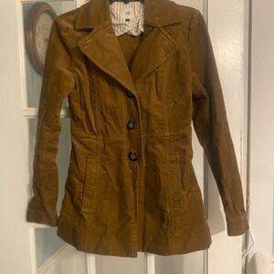 CAbi Women's Tan Corduroy Blazer